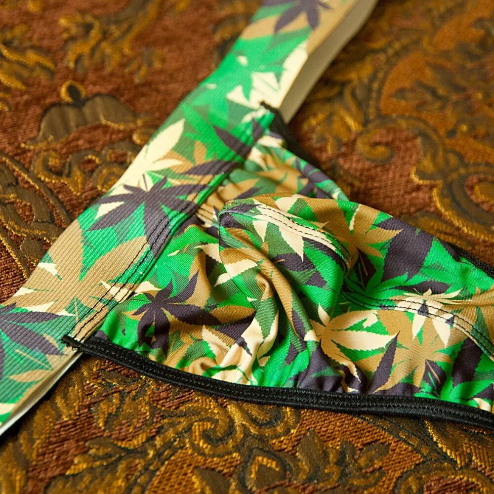 Mens 420 Print Thong Handmade - Picture 4 of 6